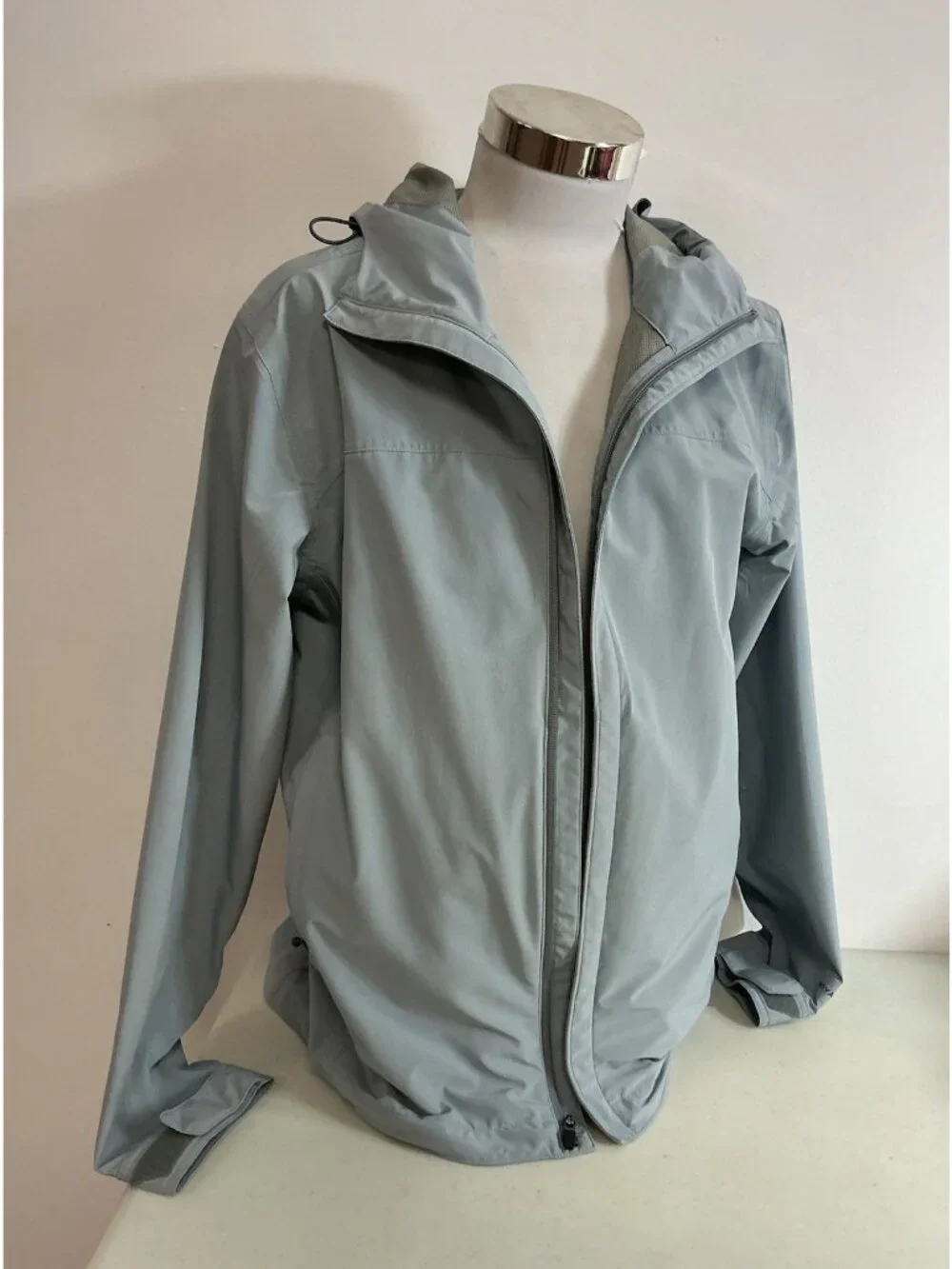 Royal Robbins Rain Jacket Hooded Lightweight Full Zip Windbreaker Mens Medium